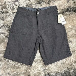 Retrofit Men's Dark Charcoal Flat Front Shorts
